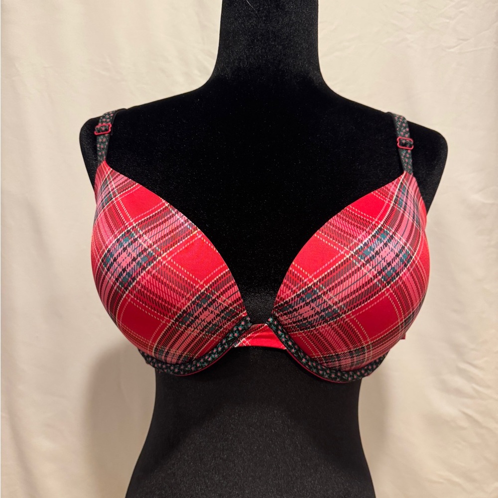 Victoria’s Secret Plaid Red Women's Bra